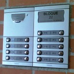 Placa tegui pulsadores antigua