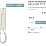 kit 100 telefonillos t71u