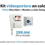 kit videoportero en color tegui oferta