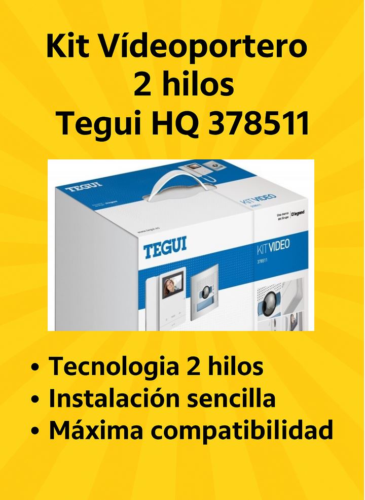 378511 kit-videoportero dos hilos tegui sfera new hq serie 8